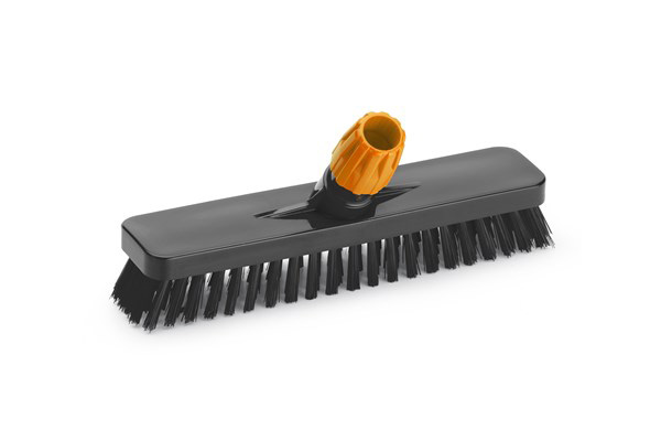 Push brooms and washing brushes picture